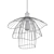 Title: Mody Scandinavian Mesh Pendant 3D model small image 2
