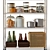 IKEA Omar Storage Rack 92x36x181 cm 3D model small image 3