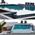 Modern Pool Oasis 3D model small image 3