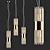Art Deco Hanging Lamp: Hetel One 3D model small image 1