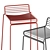 HAY HEE Bar Stool - Sleek and Stylish Seating Solution 3D model small image 3