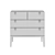 British Chic Leather Chest of Drawers 3D model small image 3