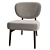 Luxury Velvet Hydra Chair 3D model small image 3