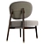 Luxury Velvet Hydra Chair 3D model small image 4