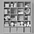 Organize in Style: Ikea Kallax Rack 3D model small image 5