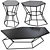 ARKETIPO Rebus Coffee Table 3D model small image 1
