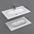 Gala Klea Bathroom Furniture Set 3D model small image 2