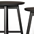 Modern Set of Kragsta Tables - Sleek and Stylish 3D model small image 3