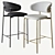 Sleek Oleandro Stool: Calligaris 3D model small image 1