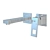 GROHE Eurocube Faucet Set: Stylish and Functional 3D model small image 4