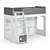 Modular Children's Bed Set - Legenda K42C + LP42B 3D model small image 1