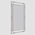 Atlanta Brass Mirror 3D model small image 4