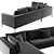 Modern Corner Sofa - Kona 3D model small image 4