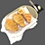 Gourmet Croissant & Butter Basket Set 3D model small image 4