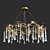 Elegant Teardrop Chandeliers by John-Richard 3D model small image 3