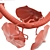 SERIP Nenufar Horizontal Chandelier 3D model small image 5