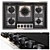 Milanello Gun Metal Flush-Mount 5-Burner Hob 3D model small image 1