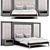 Spacious and Stylish Bed Set 3D model small image 1