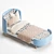 KIDI Soft Transforming Bed - Comfy & Stylish 3D model small image 3