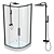 Luxury Shower Cabin: Devit Nymfa FEN0301DEV 3D model small image 1