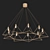 Diamond Geometric LED Pendant 3D model small image 1