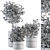 Green Oasis: Indoor Plant Set 3D model small image 5