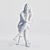 3D Model Zoe: High-Quality Textured Character 3D model small image 3