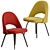 Elegant Saarinen Chair: Classic Design 3D model small image 1