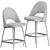 Elegant Saarinen Stool: Wood-Legged Beauty 3D model small image 4