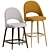 Elegant Saarinen Stool: Wood-Legged Beauty 3D model small image 7