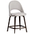 Elegant Saarinen Stool: Wood-Legged Beauty 3D model small image 9