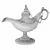 Vintage Aladdin Lamp: Creative Metal Craft 3D model small image 4