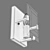 Modern Novara Lightstar Wall Sconce 3D model small image 4