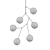 Polished Gold Neutron Chandelier 3D model small image 2