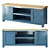 Jules Verne TV Stand with Chest of Drawers - Space-Saving Storage Solution 3D model small image 1