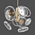 Elegance in Motion: Opera Pendant 3D model small image 1