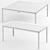 Modern Oscar Glass Table 3D model small image 2