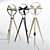 Aura Wooden Blade Fan 3D model small image 4