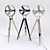 Aura Wooden Blade Fan 3D model small image 5
