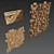  Smooth Wood Panel Rail No. 1 3D model small image 4