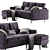 Modern Corner Sofa Deans Sherst 3D model small image 7