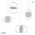 Modern Linear Pendant Light "Kuu 3D model small image 2