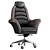 Elegant Quilted Leather President Chair 3D model small image 2