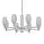 Elegant Julian Chandelier 86 3D model small image 2