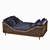 Kobenhavns Ottoman: Stylish and Spacious 3D model small image 2