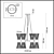 Elegant Odeon Light Fixture 3D model small image 3