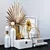 Elegant Home Decor Set 3D model small image 3