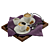 Elegant 3-Piece Coffee Cup Decor Set 3D model small image 1