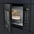 Efficient Built-In Microwave Oven 3D model small image 2