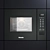 Efficient Built-In Microwave Oven 3D model small image 3